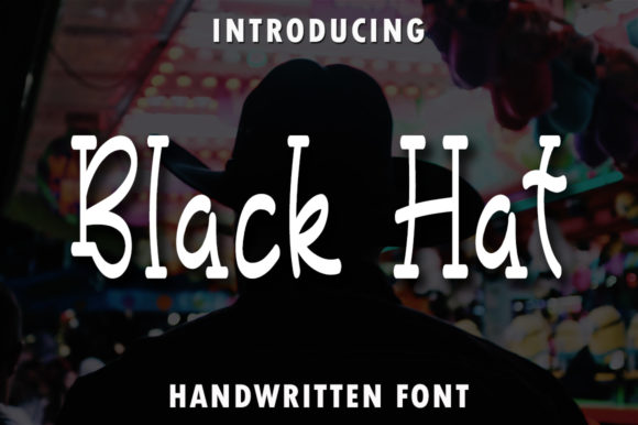Black Hat: A Quirky Display Font for Creative Designs