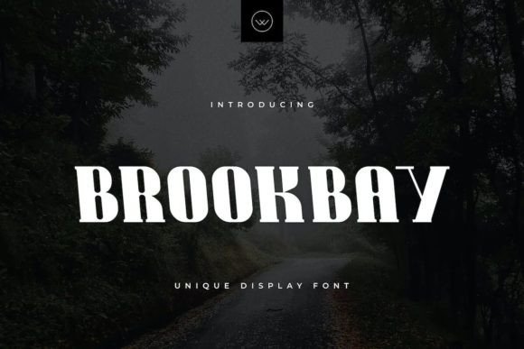 Brookbay: A Cool and Modern Display Font for Creative Projects