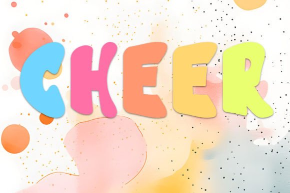 Cheer: A Quirky All-Caps Display Font for Playful Designs