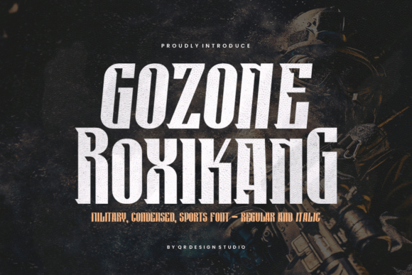 Discover Gozone Roxikang: Your Next Bold Display Typeface