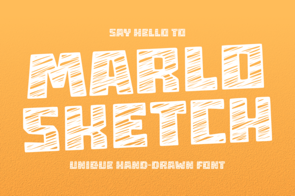 Discover Marlo Sketch: A Bold & Playful Display Typeface