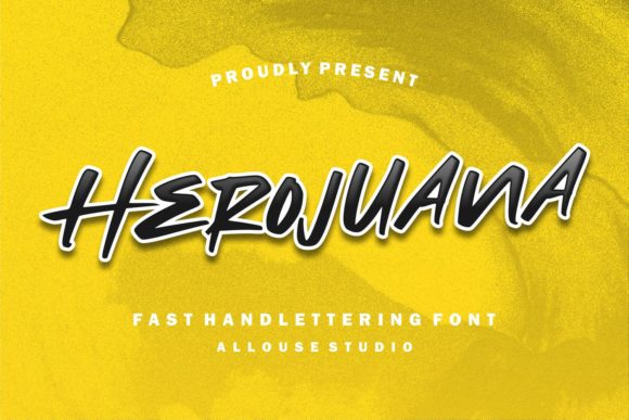 Discover the Bold and Stylish Herojuana Display Font