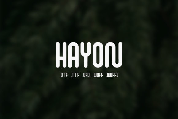 Hayon: The Display Font for Stunning Designs