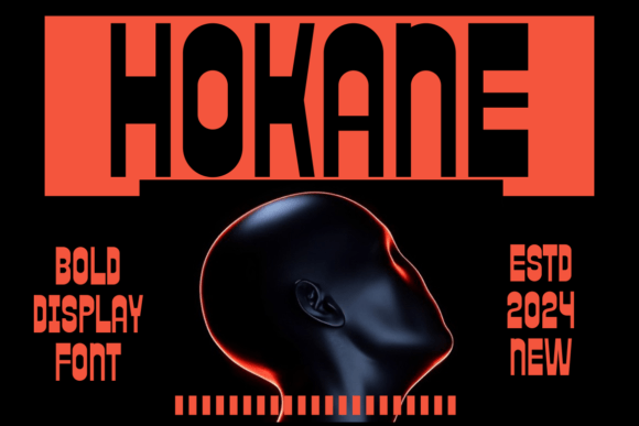 Hokane: A Modern Display Font for Bold Branding