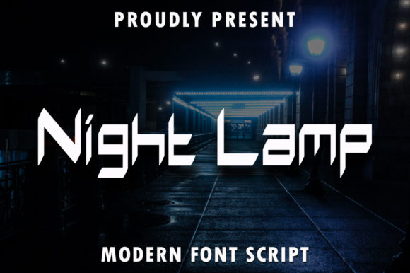Night Lamp: A Modern Display Font for Striking Designs