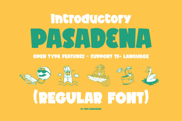 Pasadena: A Joyful Display Font for Creative Projects