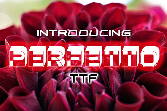 Perfetto: The 3D Display Font for Stunning Designs