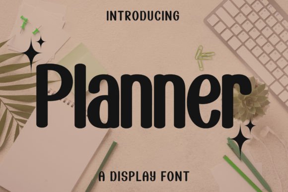 Planner: The Perfect Monoline Font for Creative Projects