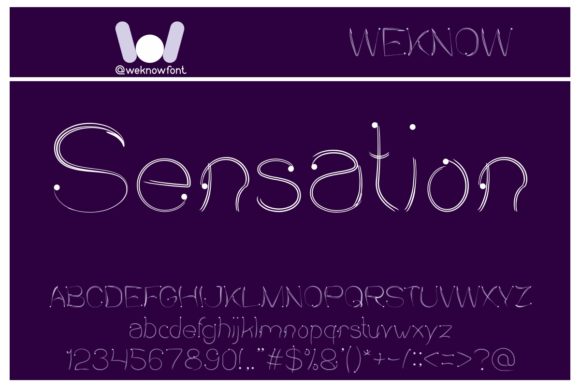Sensation: The Playful Display Font for Modern Design