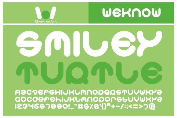 Smiley Turtle: A Cool Techno Display Font for Modern Designs