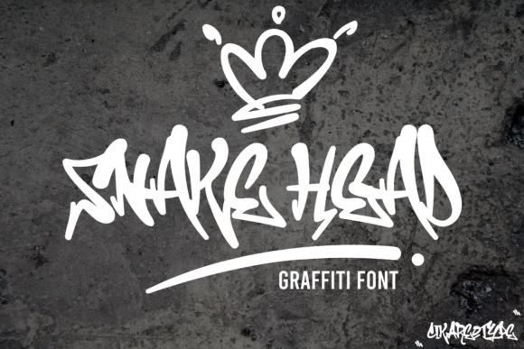 Snake Head: A Bold Display Font for Unique Designs