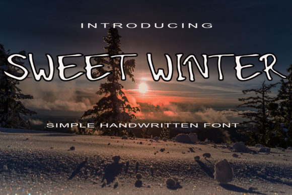 Sweet Winter: A Fun Display Font for Creative Projects
