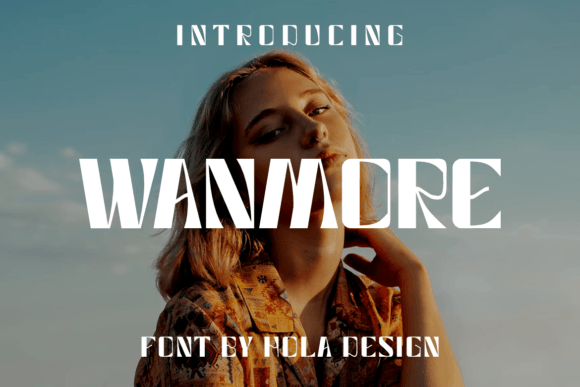 Wanmore: A Stylish Indie Display Font for Creative Projects